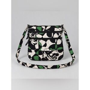 Vera Bradley Imperial Rose Hipster Crossbody Bag Purse Floral Quilted